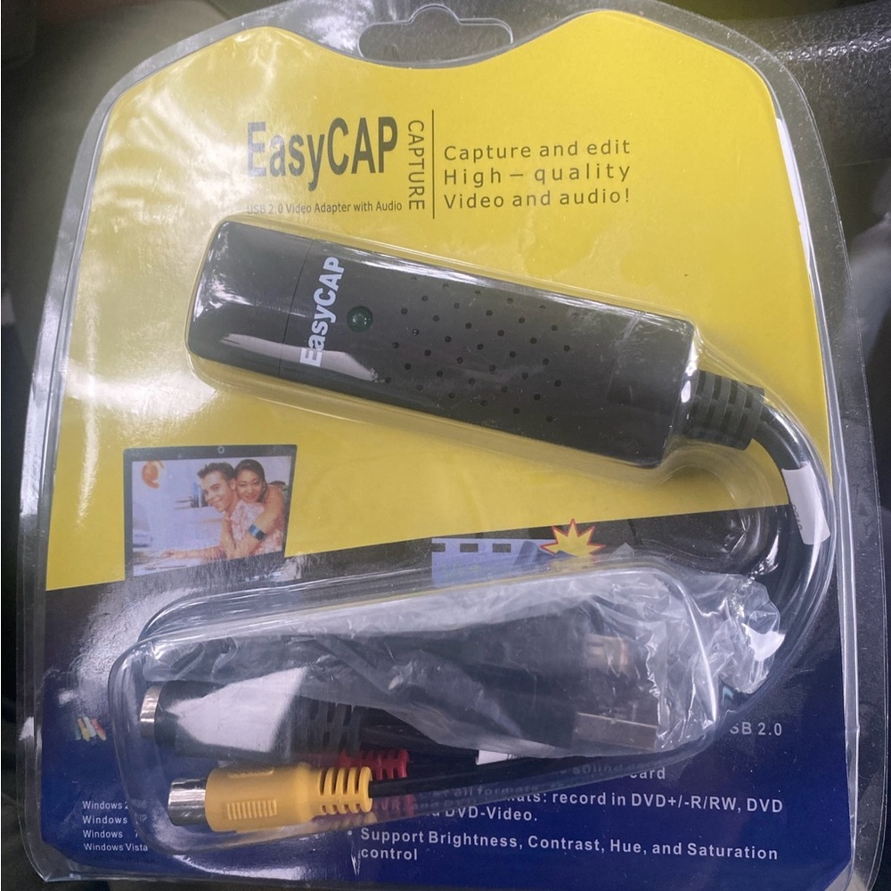 New Easy CAPture USB 2.0 Video Adapter with Audio Capture &
Edit